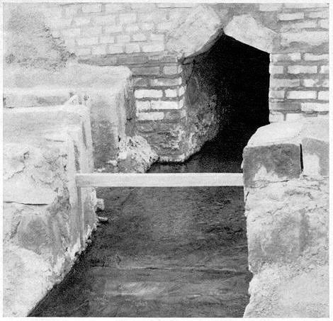 Stream from the underground kariz emerging above ground