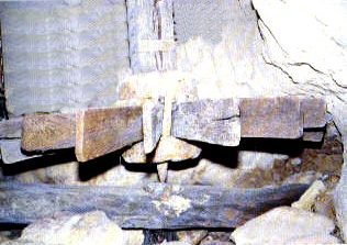 Horizontal water-wheel in a Taft, Yazd, Iran mill