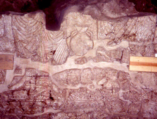 Detail of a wall motif