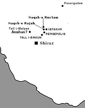 Ancient Persia Site Map