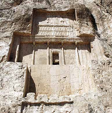 Darius' tomb at Naqsh-e Rustam