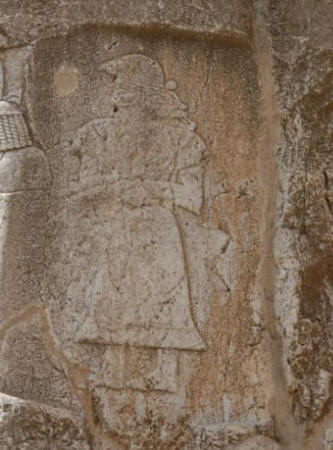 Close up of the Elamite with the forward pointing hat