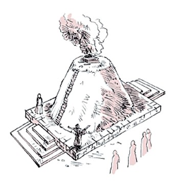 Drawing of the Great Altar of Zeus