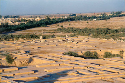 Ruins of King Darius' palace complex at Susa