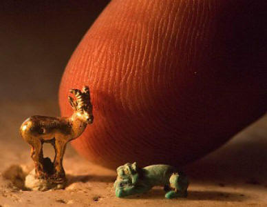 Tile-work(?) of a griffin-like creature