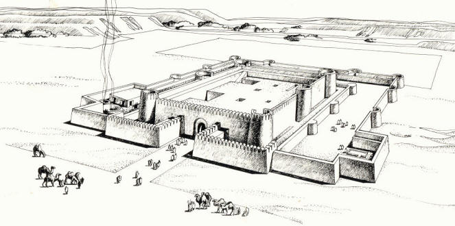 Artist's reconstruction of Toguluk / Togulok