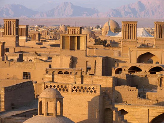 Badgirs define city of Yazd's skyline