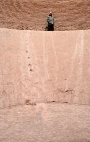 Inside the ice house - the ice pit