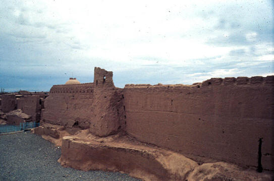 A less well preserved section of the city walls